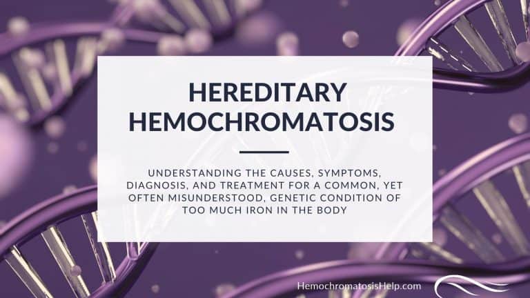 hemochromatosis treatment